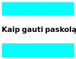 Paskolos iš žmonių
